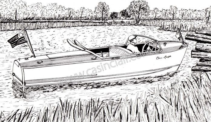 17' Runabout by Chris Craft, 1957